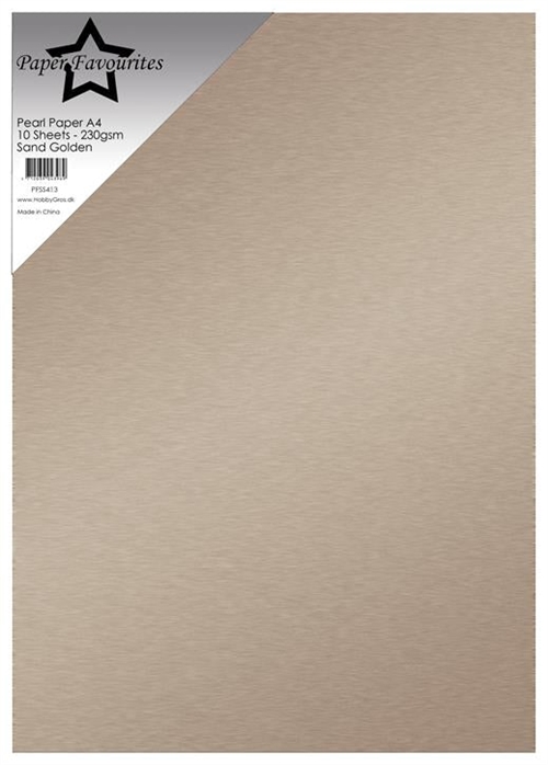 Paper Favourites Pearl paper And golden A4 1 sidet 230g